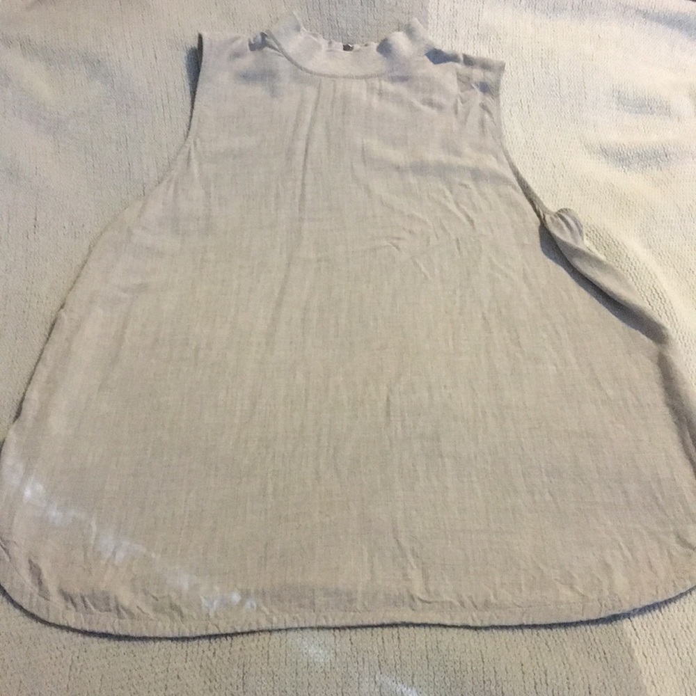 Loft gray high neck tank